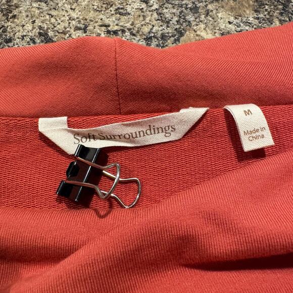 Soft Surroundings Womens Tunic Top Boho Minimalist Cozy Luxe Cowl Size Medium HJ - Picture 3 of 7